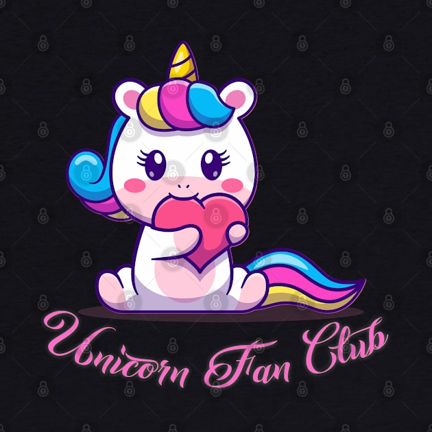 Unicorn Fan Club by capo_tees